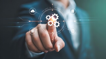 Process Optimization and Management Concept with Gears