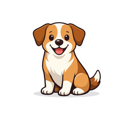 ilustration vector dog
