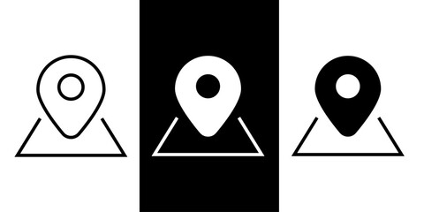 Location map icon set
