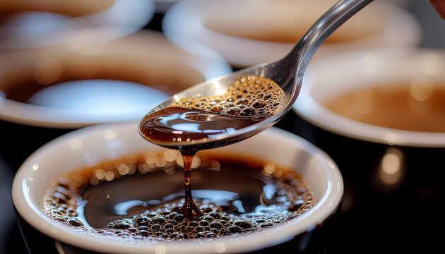 Professional Coffee Cupping Spoon Lifting Coffee for Tasting