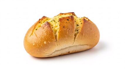 Golden-Browned Bread with Buttery Crust and Crisscross Texture Close-Up