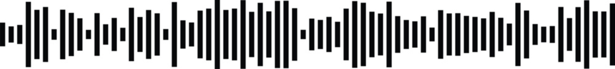 Obraz premium Audio waveform analysis of sound waves for acoustic research