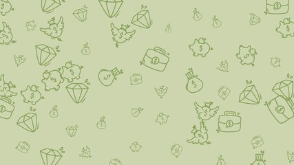 Money and wealth icons suitable for finance websites, investment blogs, banking presentations, and economyrelated designs. Wealth symbols included.