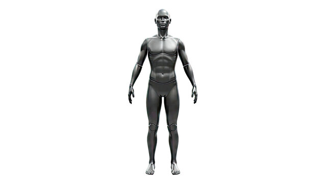 Full Body Black Male Mannequin