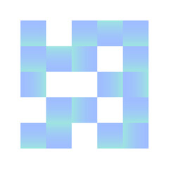 Abstract Geometric Gradient Shapes