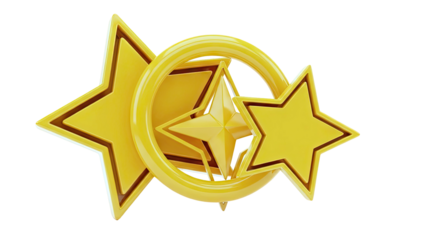 Golden Stars and Ring Award Emblem
