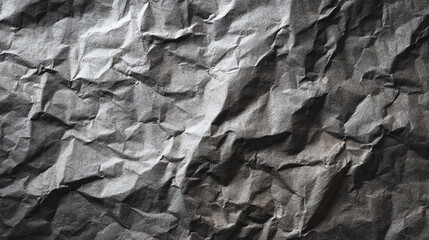 Textured image of crumpled paper, displaying the intricate patterns and folds created by its manipulation