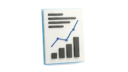 3D Report with Bar and Line Graph