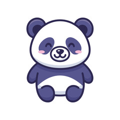 Adorable Cartoon Panda Illustration