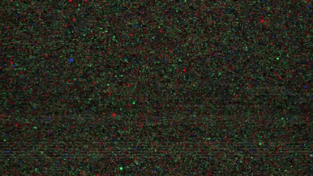 RGB Sensor Noise Fast Motion Background Overlay