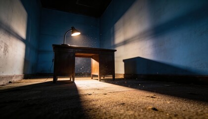 old house in the night