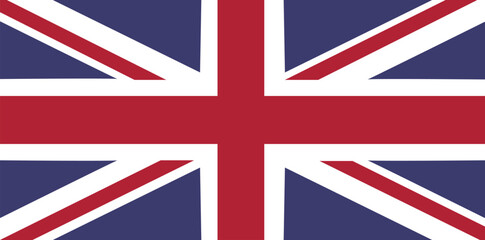 British Flag Union Jack UK National Symbol Design Element