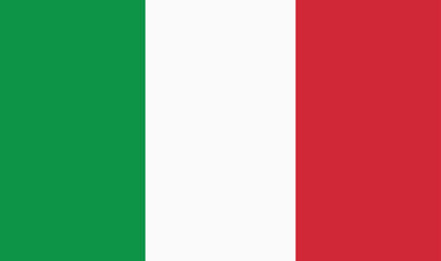 Flag of Italy Vector Graphic Element Design Isolated Illustration