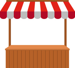 Outdoor produce stall