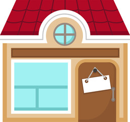 Illustration of Store building