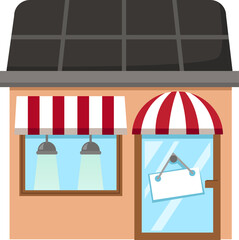 Illustration of Store building