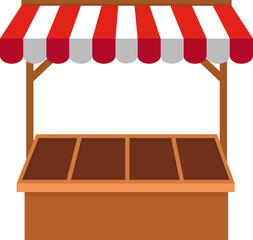 Outdoor produce stall