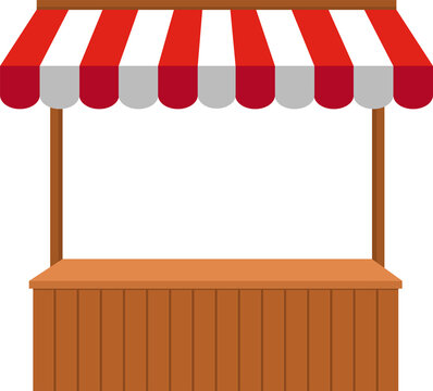 Outdoor produce stall