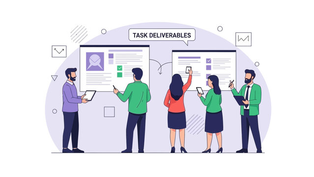 Team Collaboration for Task Deliverables and Project Planning