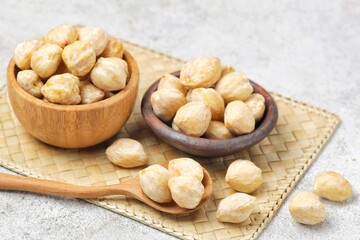 candlenut also known as kemiri, one of herbs that usually used for asian food as seasoning