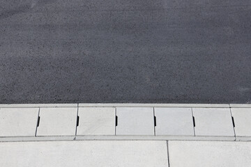 上から見た道路