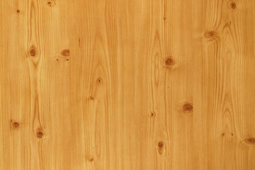 Fototapeta premium Light wooden surface with natural grains and knots as background