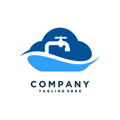 Fototapeta premium Plumbing service vector design logo