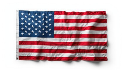 Obraz premium The American flag represents freedom and patriotism with its iconic stars and stripes