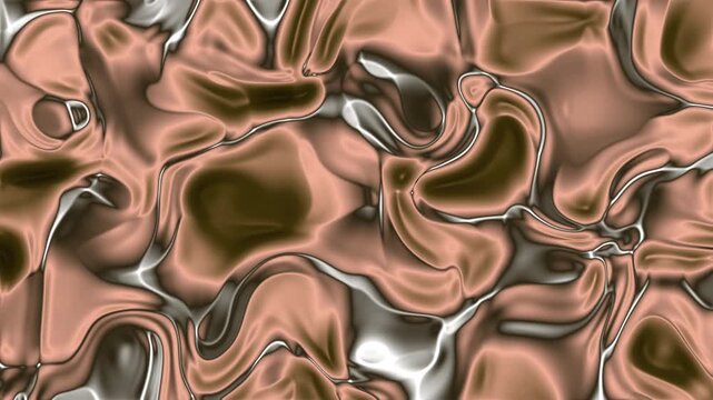 Abstract swirling pink, brown, and grey shapes, suitable for backgrounds, textile designs, and artistic concepts. Great for packaging design.