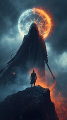 The Grim Reaper Confronts Fate