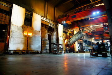 High temperature forging site in iron and steel plant