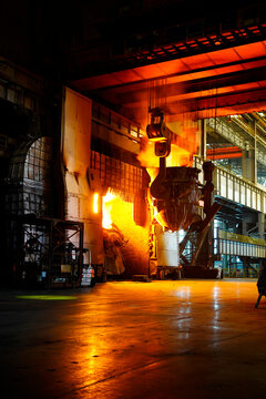 High temperature forging site in iron and steel plant