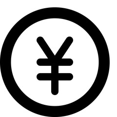 Obraz premium japanese yen symbol