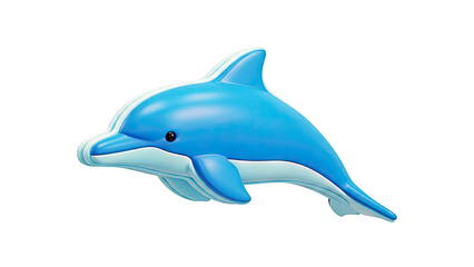 Fototapeta premium Blue Dolphin Toy
