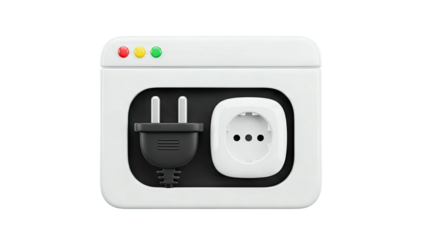 Electrical Plug and Socket Icon