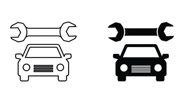 Car maintenance with adjustable wrench