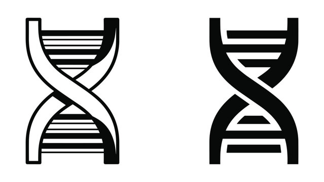 Dna double helix structure illustration
