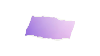 Torn Paper with Purple Gradient