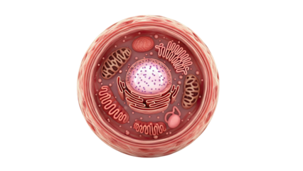 3D Model of Animal Cell Structure