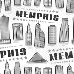 Vector Memphis Seamless Pattern