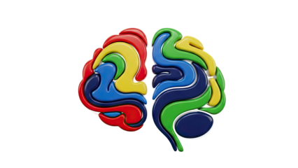 Colorful Brain Puzzle