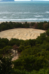 香川の銭形展望台からの眺め