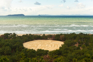 香川の銭形展望台からの眺め