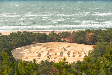 香川の銭形展望台からの眺め