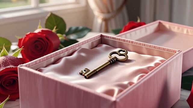 Romantic Valentine Celebration. Valentine's Day.