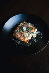 close up of a frying pan