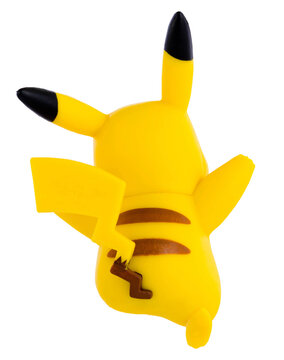 Dortmund - Deutschland 14. Januar 2026 Nintendo Pok&eacute;mon Pikachu von hinten - Studio Aufnahme	