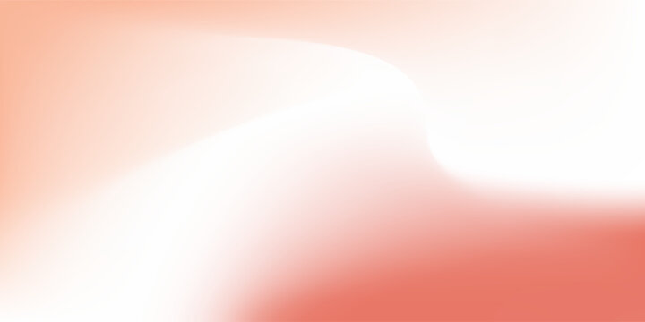 Abstract red and creamy peach pink and beige gradient background. Neutral pastel backdrop. Vector ombre pale design illustration art concept
