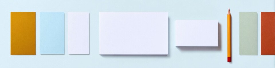 Fototapeta premium Blank notepad mockup for presenting design or text