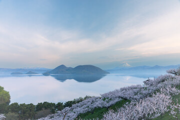 北海道壮瞥町2025春-早朝の壮瞥公園-20